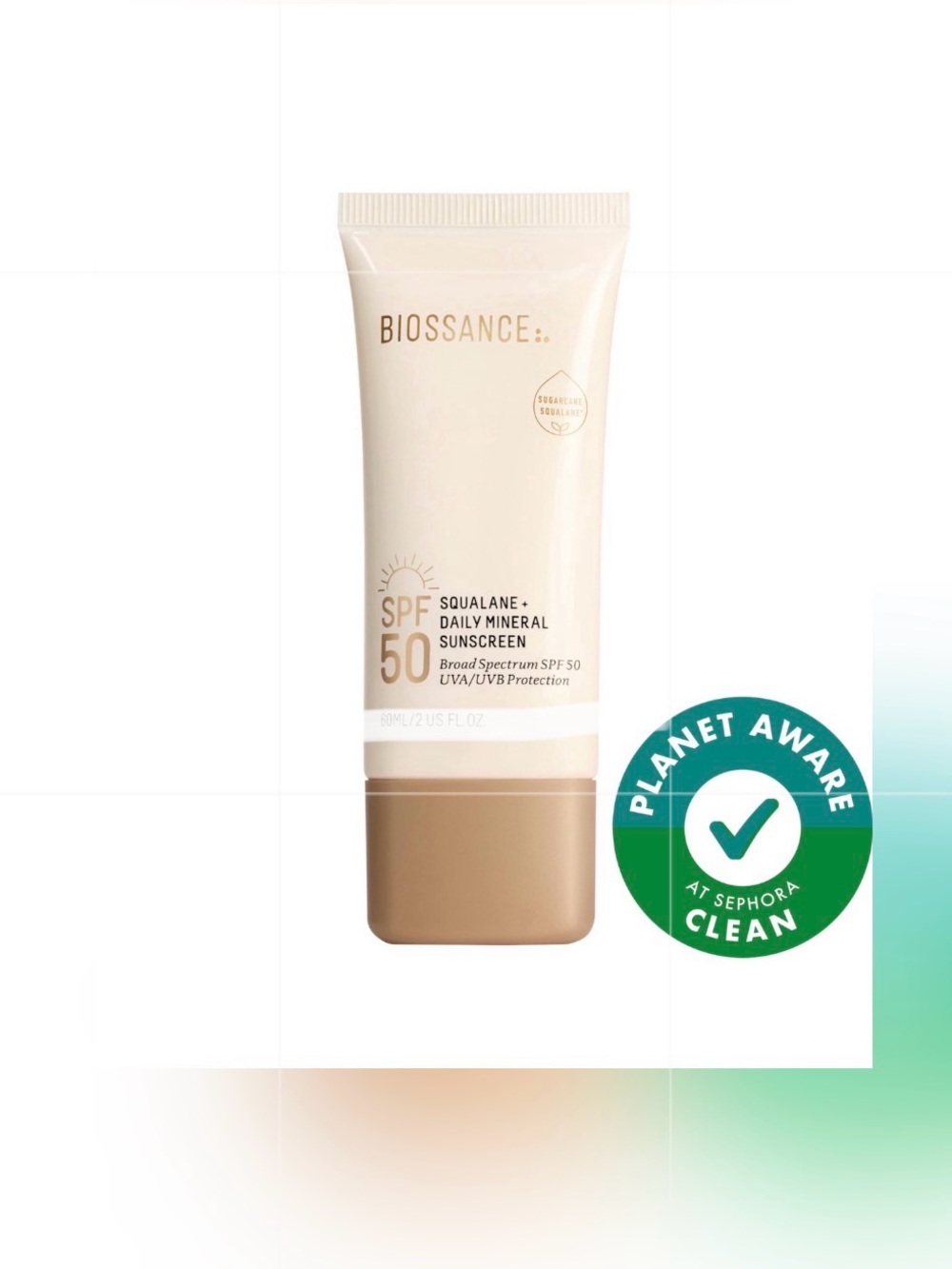 Biossance Squalene Daily Mineral Sunscreen 🍃 Mini Size